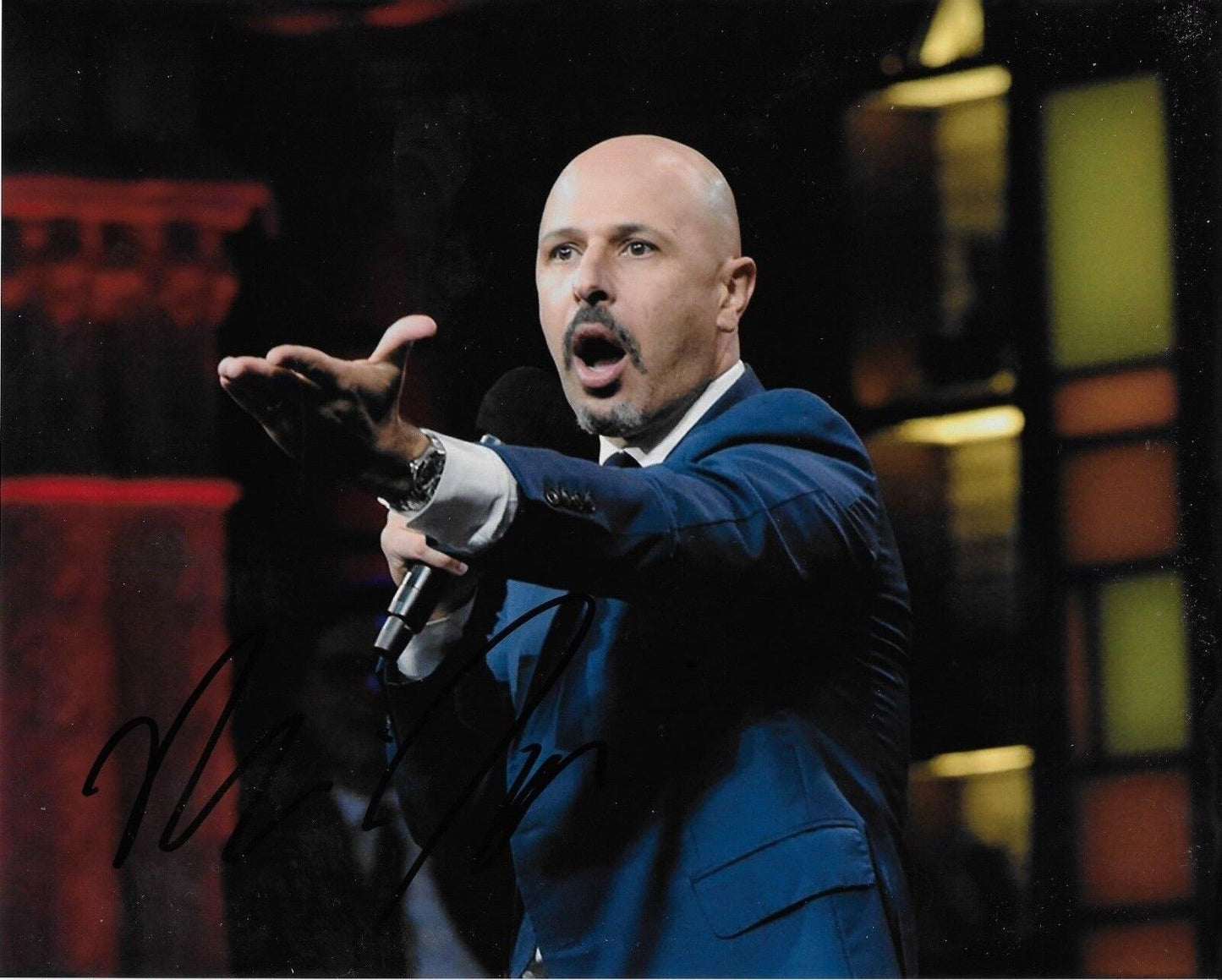 Photo autographiée 8x10 signée par Maz Jobrani Superior Donuts 2