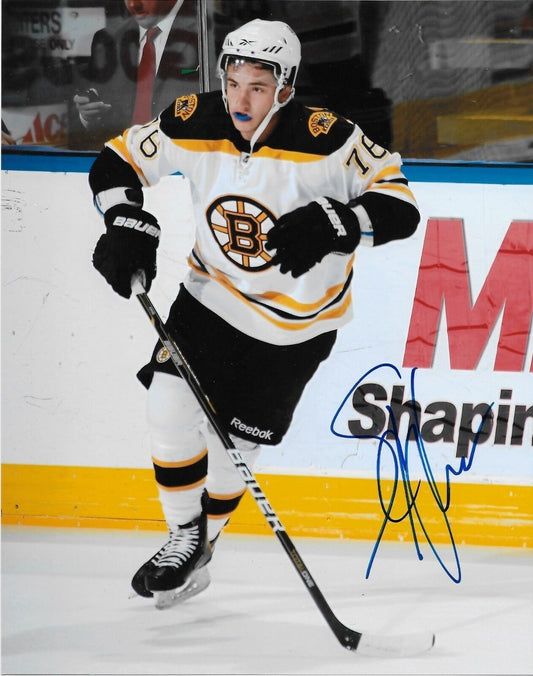 Autographed Boston Bruins Alexander Khokhlachev 8x10 Photo