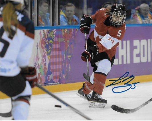 Auto Lauriane Rougeau Team Canada 2014 Sochi Olympics 8x10 Womens Hockey Photo 2