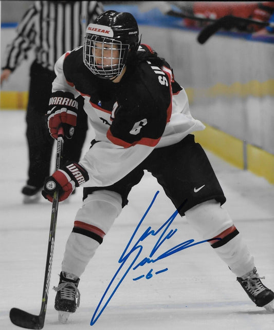 Auto. Sena Suzuki Team Japan World Championships Womens Hockey 8x10 Ph Original