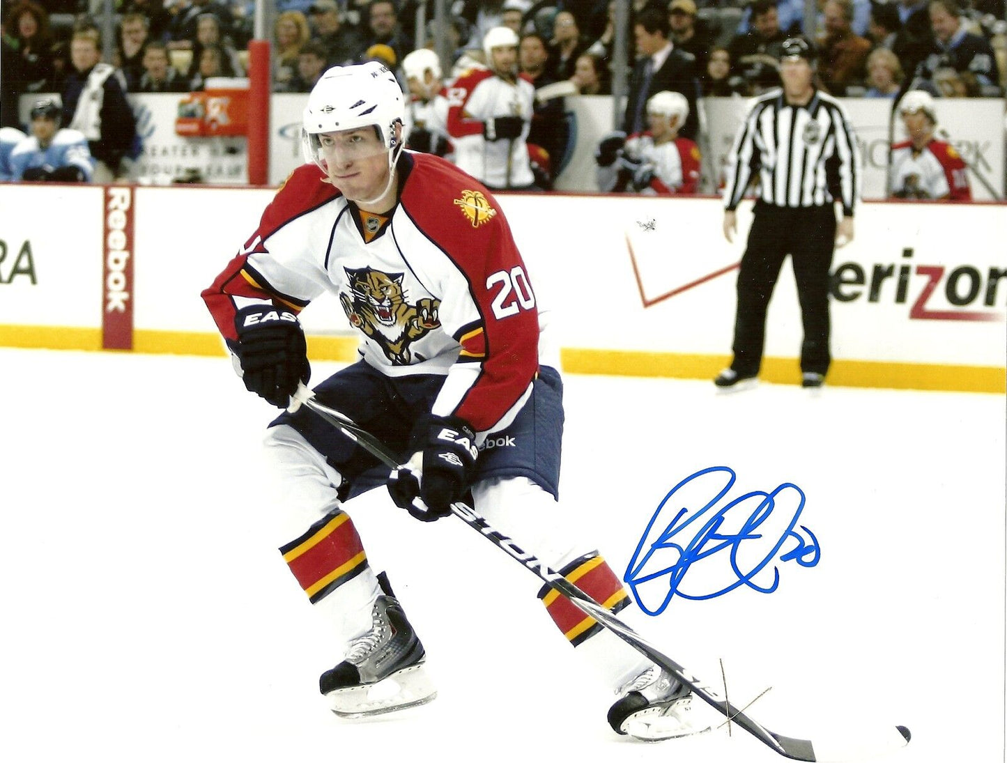 Autographed Ryan Carter Florida Panthers 8x10 Photo Original