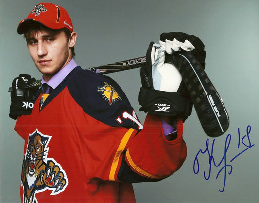 Autographed Team Russia Yaroslav Kosov Florida Panthers 8x10 Photo Original