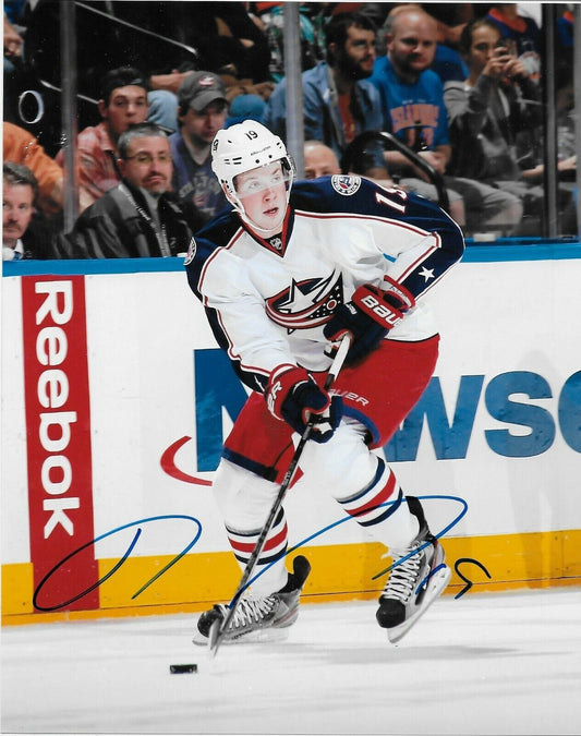 Autographed Columbus Blue Jackets Ryan Johansen 8x10 Photo Original
