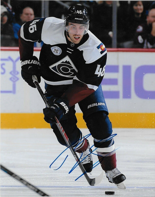 Autographed Colorado Avalanche Brandon Gormley 8x10 Photo Original