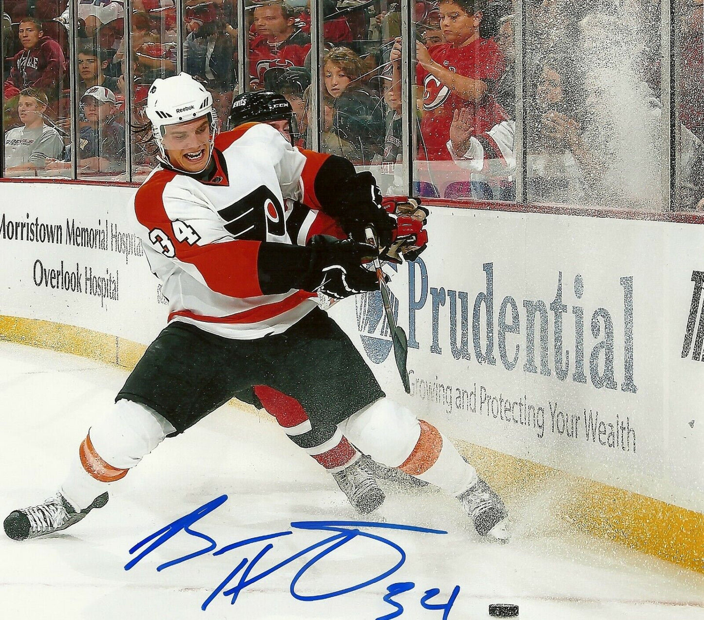 Autographed Philadelphia Flyers Ben Holmstrom 8x10 Photo Original