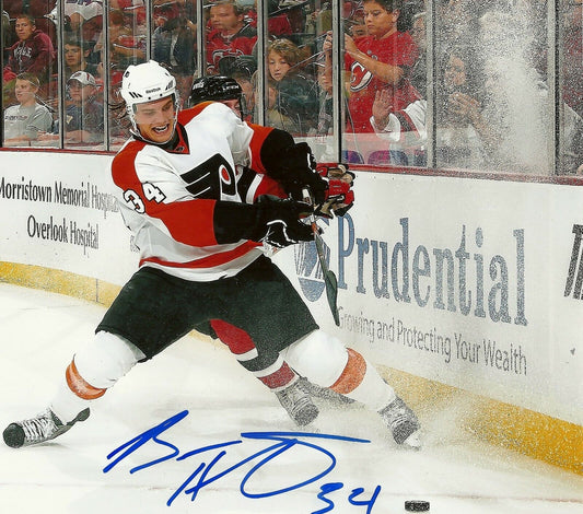 Autographed Philadelphia Flyers Ben Holmstrom 8x10 Photo Original