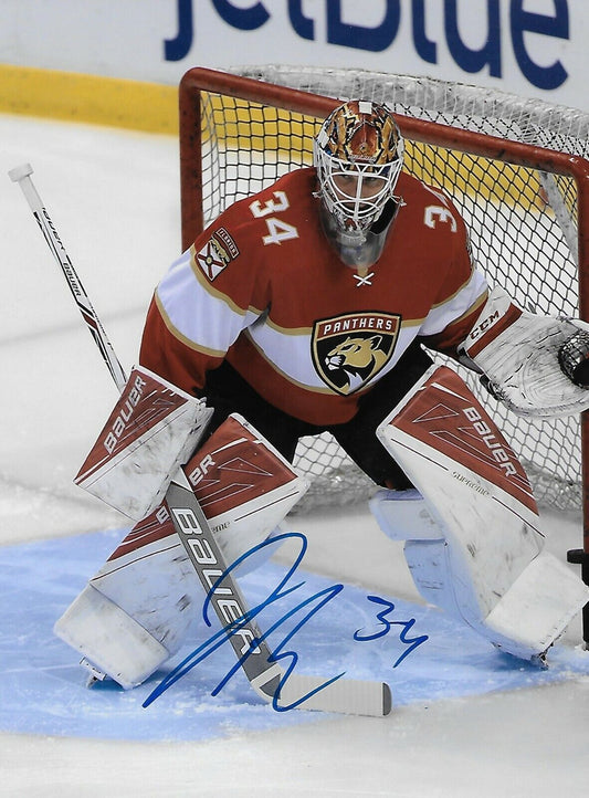 Autographed James Reimer Florida Panthers 8x10 Photo Original