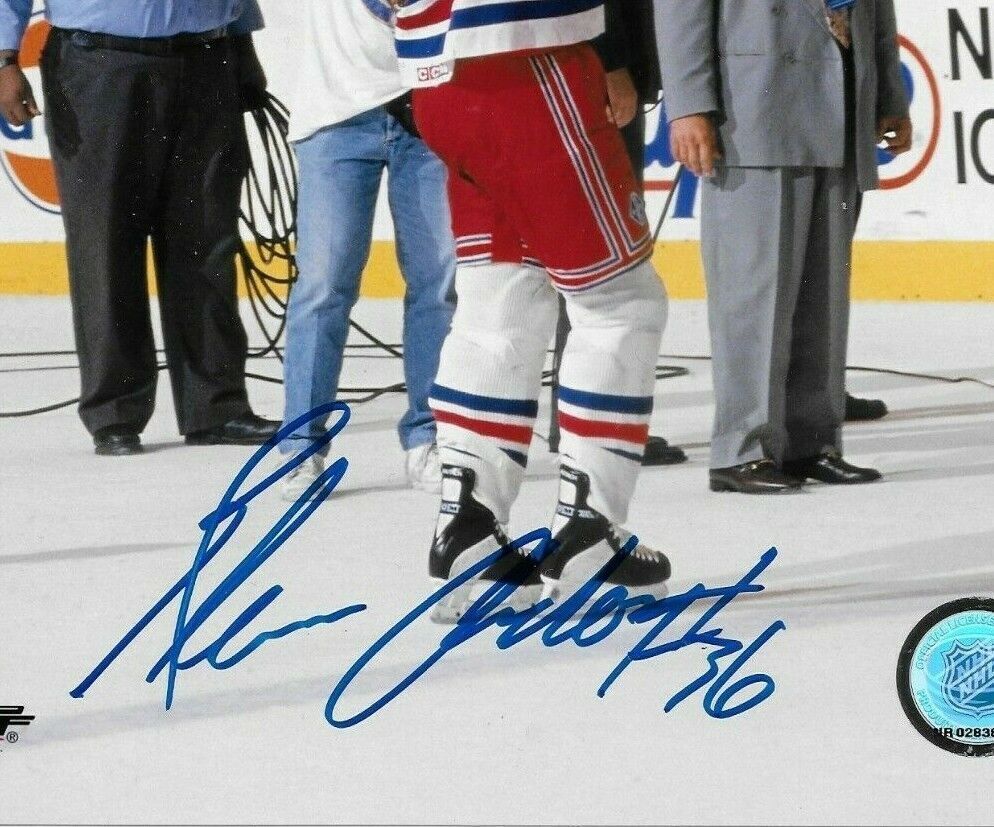 Autographed New York Rangers Hall of Famer Glenn Anderson Stanley Cup 8x10 Photo