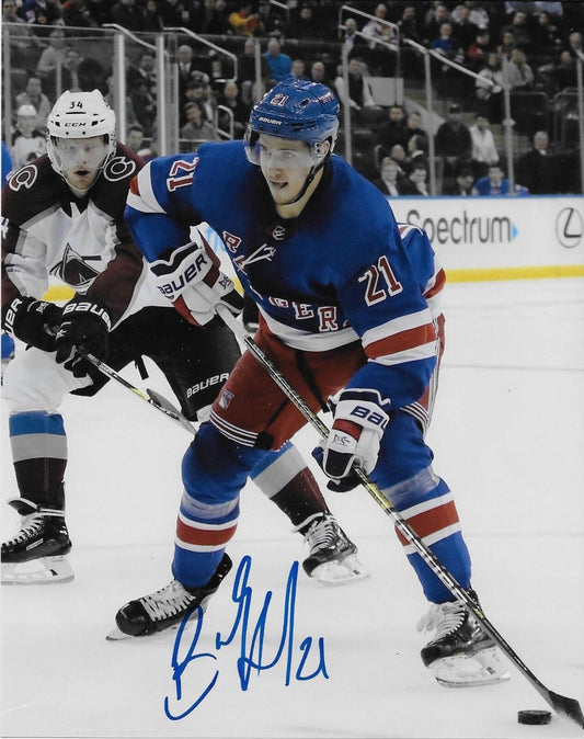 Autographed New York Rangers Brett Howden 8x10 Photo Original