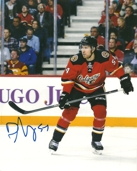 Autographed Calgary Flames David Jones 8x10 Photo Original