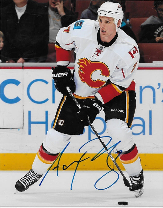 Autographed Calgary Flames Adam Pardy 8x10 Photo Original