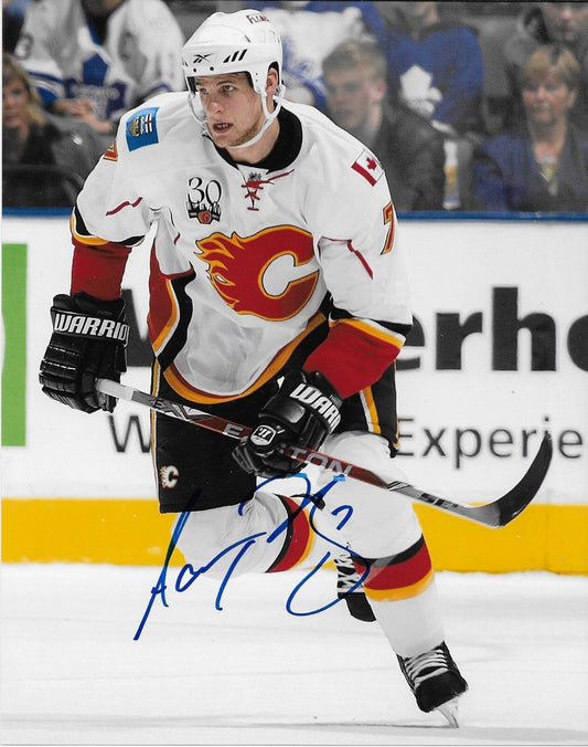 Autographed Calgary Flames Adam Pardy 8x10 Photo #2 Original
