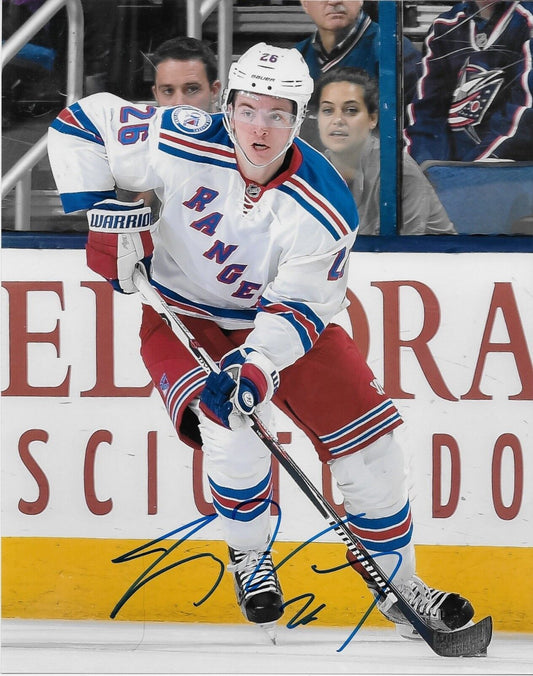 Autographed New York Rangers Jimmy Vesey 8x10 Photo Original