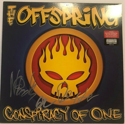 Autographed Offspring Dexter Holland  signed Conspiracy of One Vinyl LP JSA