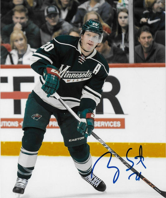 Autographed Minnesota Wild Ryan Suter 8x10 Photo Original