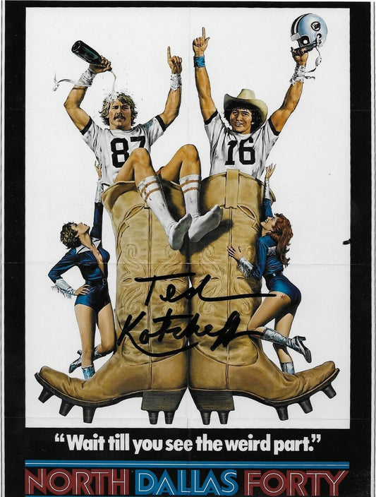 Photo 8x10 signée par le réalisateur Ted Kotcheff de North Dallas Forty