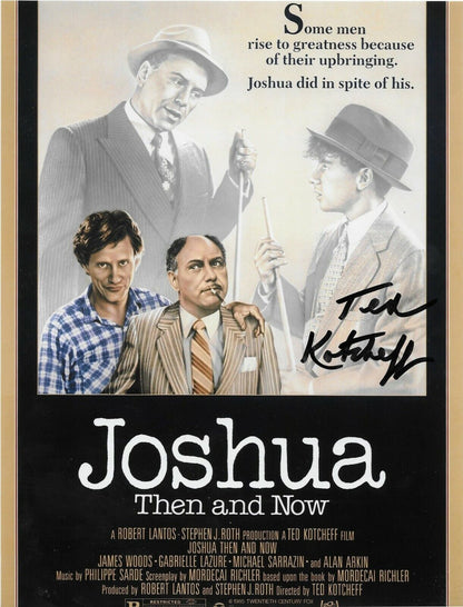 Autographed Director Ted Kotcheff signed 8x10 photo Joshua Then and Now