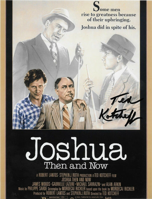 Autographed Director Ted Kotcheff signed 8x10 photo Joshua Then and Now