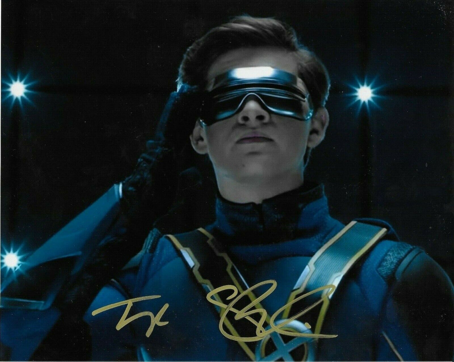 Photo 8x10 signée par l'acteur Tye Sheridan X-MEN #6