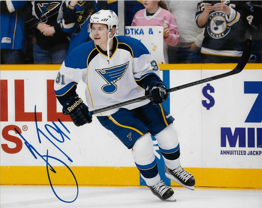 Autographed St Louis Blues Vladimir Tarasenko 8x10 Photo Original