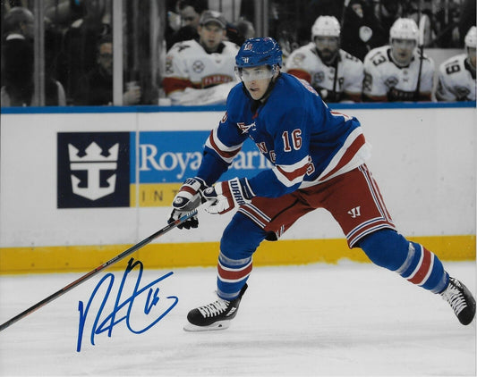 Photo originale autographiée de Ryan Strome des Rangers de New York 8x10