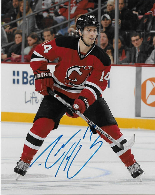 Autographed New Jersey Devils Adam Henrique 8x10 Photo Original