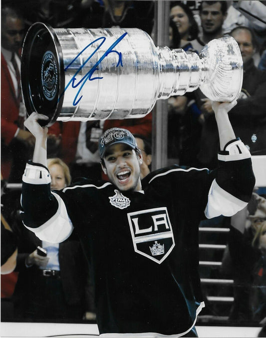 Autographed Los Angeles Kings Jordan Nolan Stanley Cup 8x10 Photo  Original
