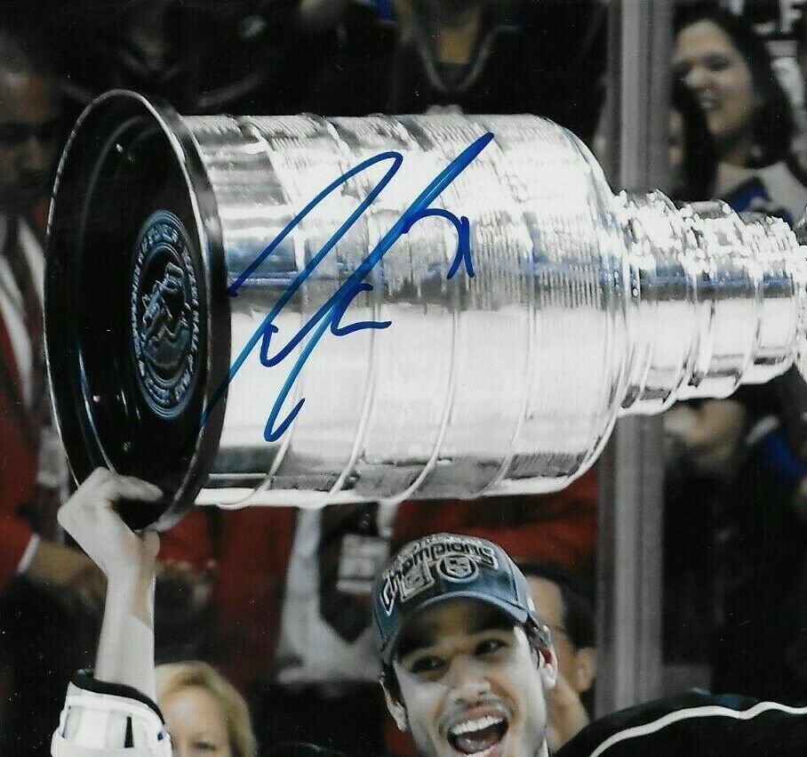 Autographed Los Angeles Kings Jordan Nolan Stanley Cup 8x10 Photo  Original