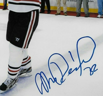 Photo autographiée de la Coupe Stanley 8x10 de Michal Rozsival des Blackhawks de Chicago