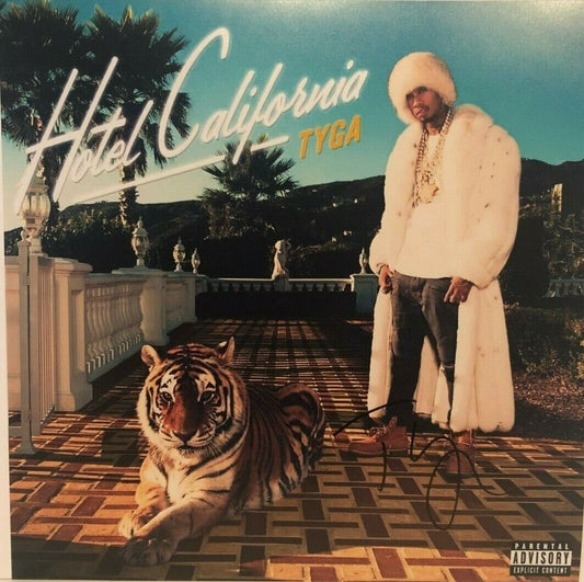 Autographed Tyga signed 12x12 photo Hotel California
