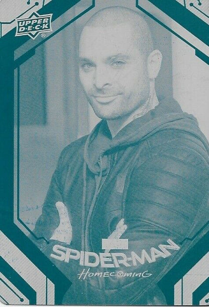 2017 Marvel Spider Man Homecoming One of One Printing Plate Mac Gargon Card #65