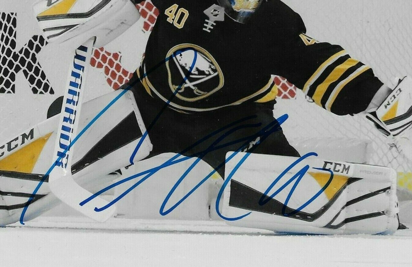 Autographed Buffalo Sabres Carter Hutton 8x10 Photo Original