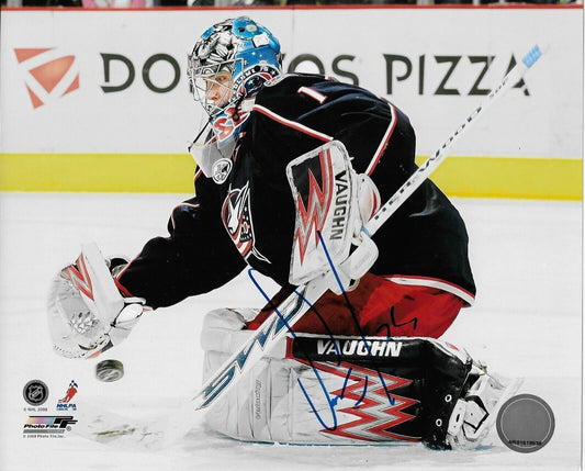 Autographed Columbus Blue Jackets Goalie Steve Mason 8x10 Photo Original