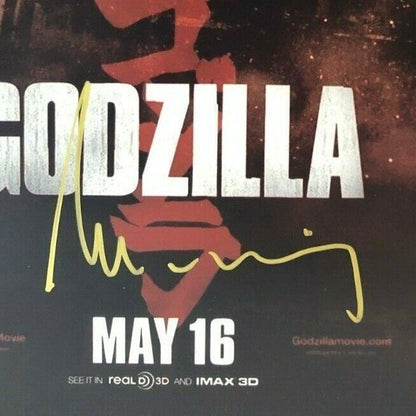 Autographed Roland Emmerich signed 12x18 Photo Godzilla Poster