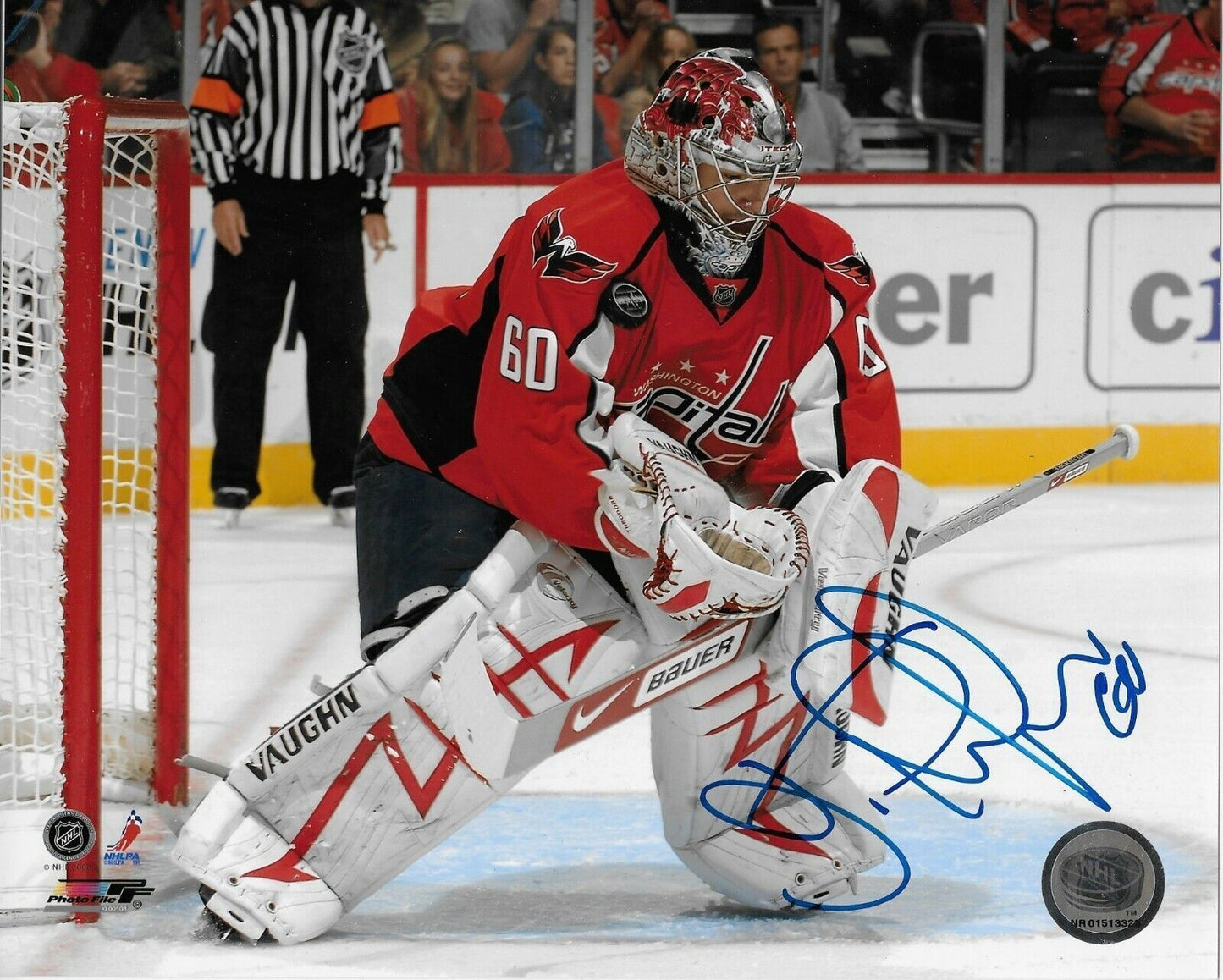 Autographed Washington Capitals Jose Theodore 8x10 Photo Original
