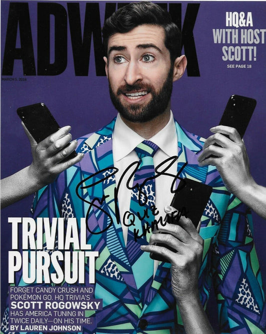 Autographed Scott Rogowsky signed 8x10 Photo HQ 2