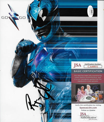 Signed RJ Cyler Mighty Morphin Power Rangers 8x10 Photo with JSA Authentication