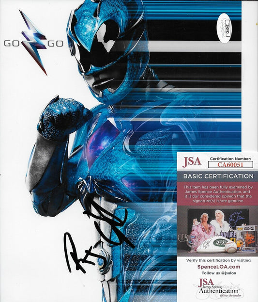 Signed RJ Cyler Mighty Morphin Power Rangers 8x10 Photo with JSA Authentication