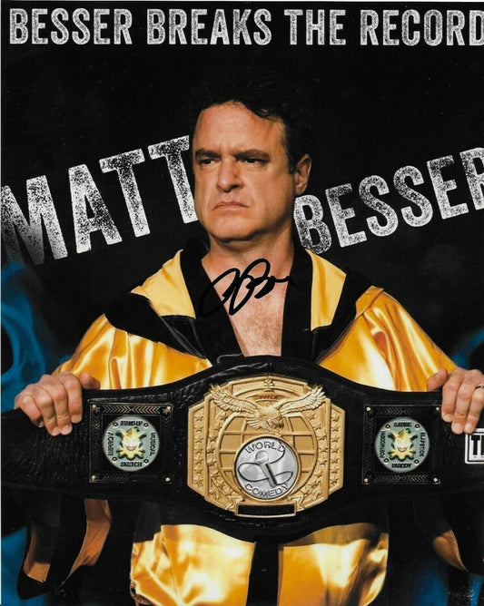 Photo autographiée de Matt Besser au format 8x10 "Walk Hard, Bad Teacher #2"