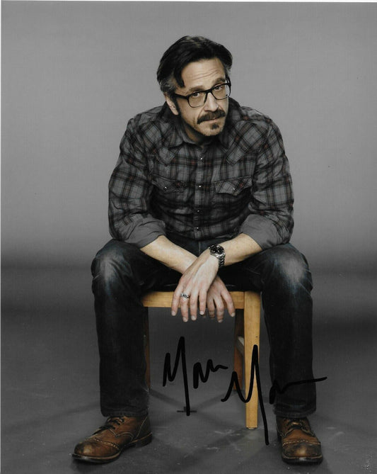 Photo autographiée 8x10 signée par Marc Maron Glow #4