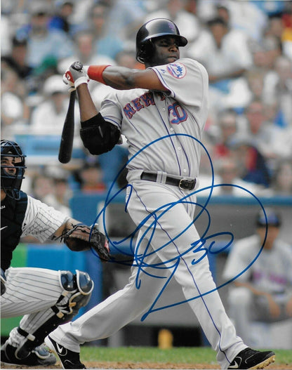 Autographed NY New York Mets Cliff Floyd 8x10 Photo Original
