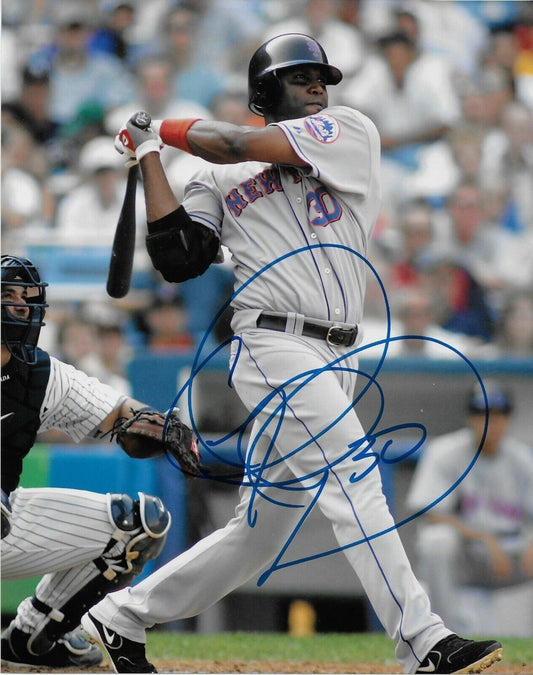 Autographed NY New York Mets Cliff Floyd 8x10 Photo Original