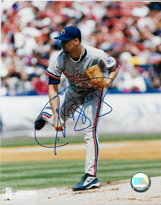 Autographed Montreal Expos Javier Vazquez 8x10 Photo #2 Original