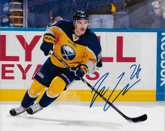 Autographed Buffalo Sabres Zemgus Girgensons 8x10 Photo Original