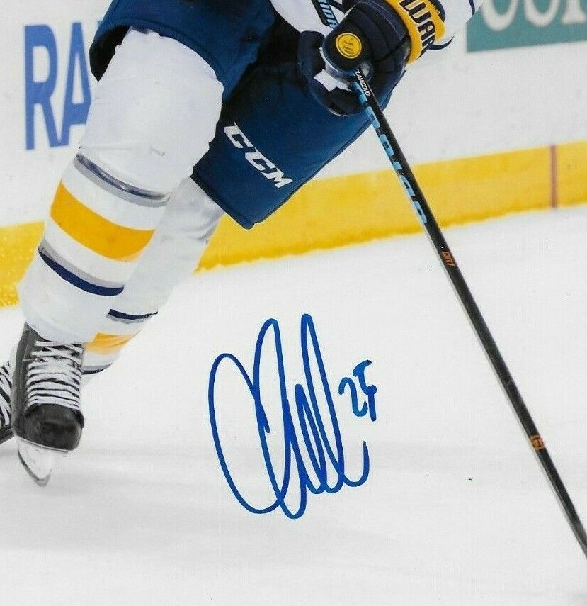 Autographed Buffalo Sabres Carlo Colaiacovo 8x10 Photo Original
