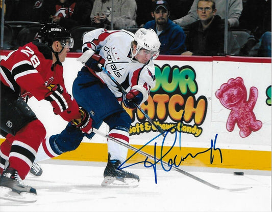 Autographed Washington Capitals Tomas Fleischmann 8x10 Photo Original