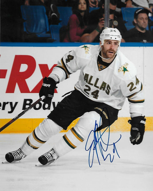 Autographed Dallas Stars Eric Nystrom 8x10 Photo Original