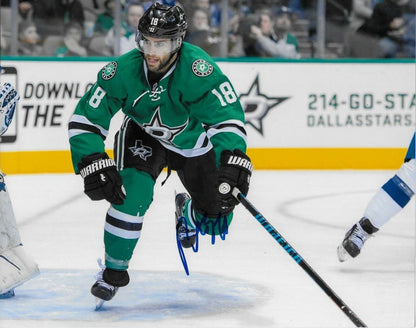 Photo originale autographiée de Patrick Eaves des Dallas Stars 8x10