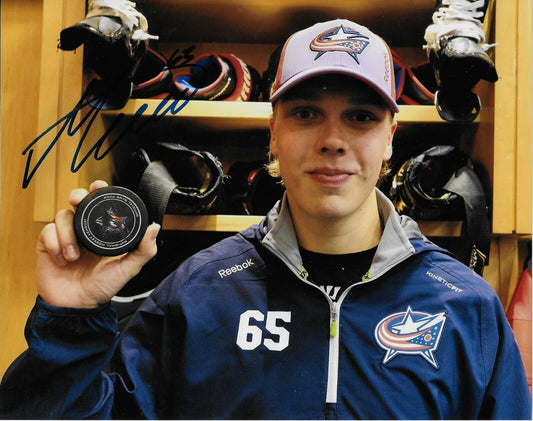 Autographed Columbus Blue Jackets Markus Nutivaara 8x10 Photo Original
