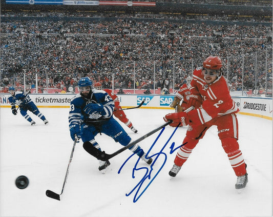Autographed Detroit Red Wings Brendan Smith 8x10 Photo Original